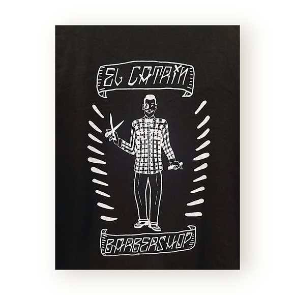 Santa Ana's El Catrin Barbershop Tee - Picture 4 of 6